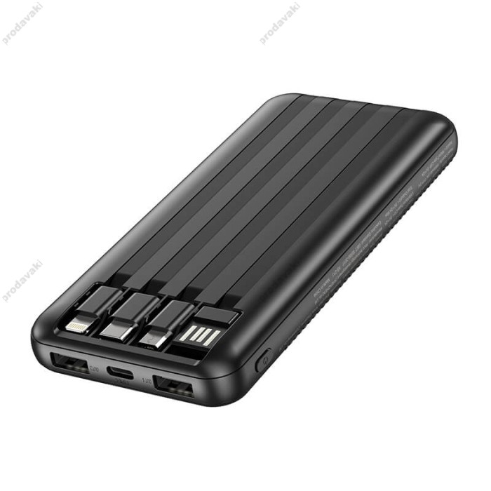 Повербанк портативний акумулятор Power bank BOROFONE BJ20 10000 mAh Black
