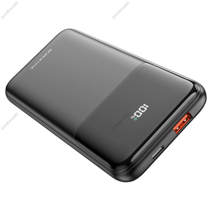 Повербанк портативний акумулятор Power bank BOROFONE BJ22 22.5W 10000 mAh Black