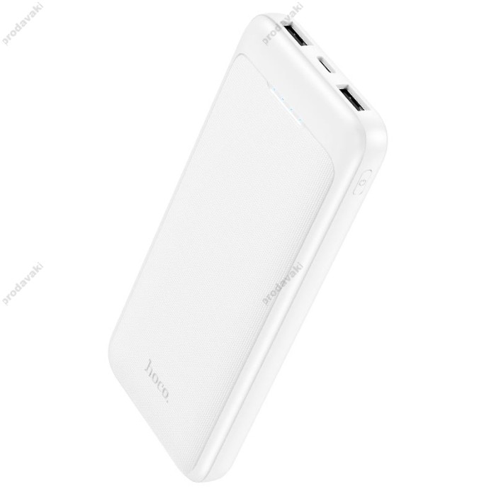 Повербанк портативний акумулятор Power Bank Hoco J111 Smart charge 10000 mAh White