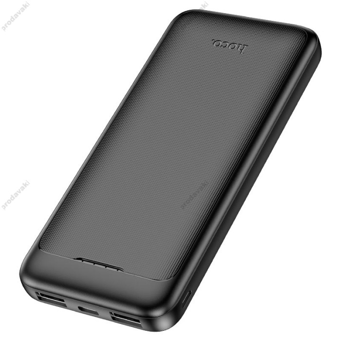 Повербанк портативний акумулятор Power bank Hoco J111 Smart charge 10000 mAh Black