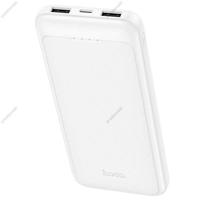 Повербанк портативний акумулятор Power Bank Hoco J111 Smart charge 10000 mAh White