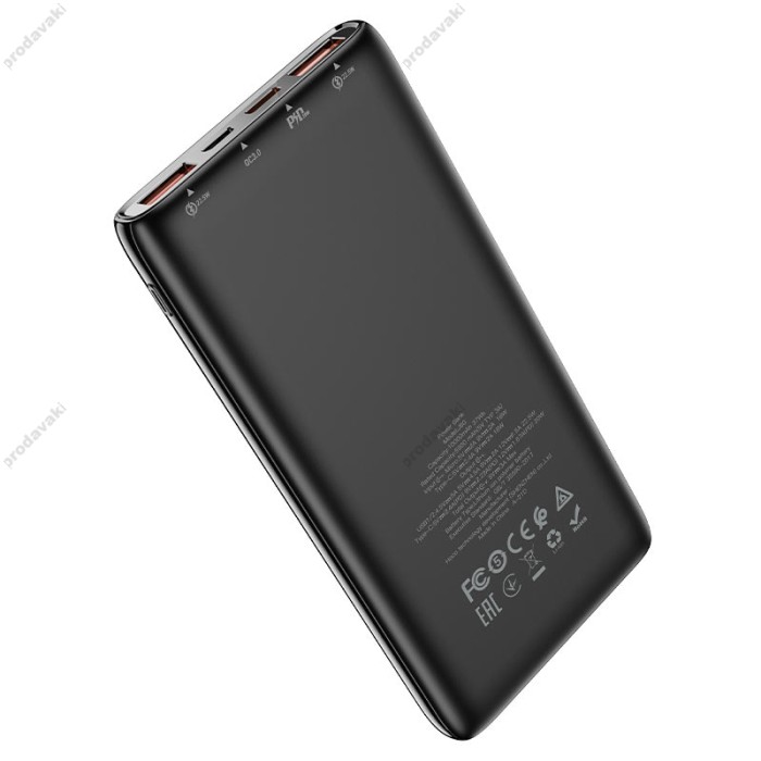 Повербанк портативний акумулятор Power bank Hoco J80 Premium 22.5W 10000 mAh Black