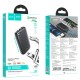 Повербанк портативний акумулятор Power bank Hoco Q2 Galax 22.5W 10000 mAh Black