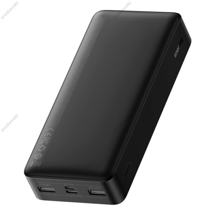 Повербанк портативний акумулятор Power bank Baseus Bipow Digital Display 15W 20000 mAh Black PPDML-J02