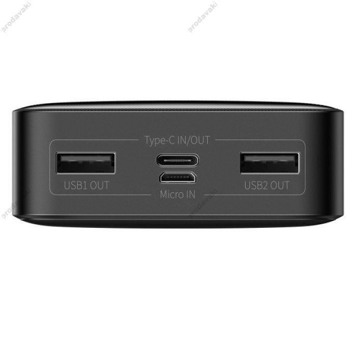 Повербанк портативний акумулятор Power bank Baseus Bipow Digital Display 15W 20000 mAh Black PPDML-J02