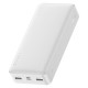 Повербанк портативний акумулятор Power bank Baseus Bipow Digital Display 15W 20000 mAh White PPDML-J01