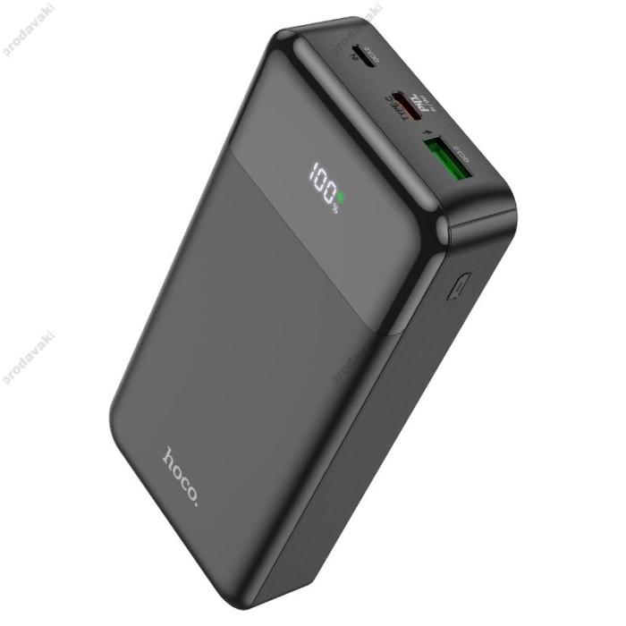 Повербанк портативний акумулятор Power bank Hoco J102A Cool figure 20W 20000 mAh Black