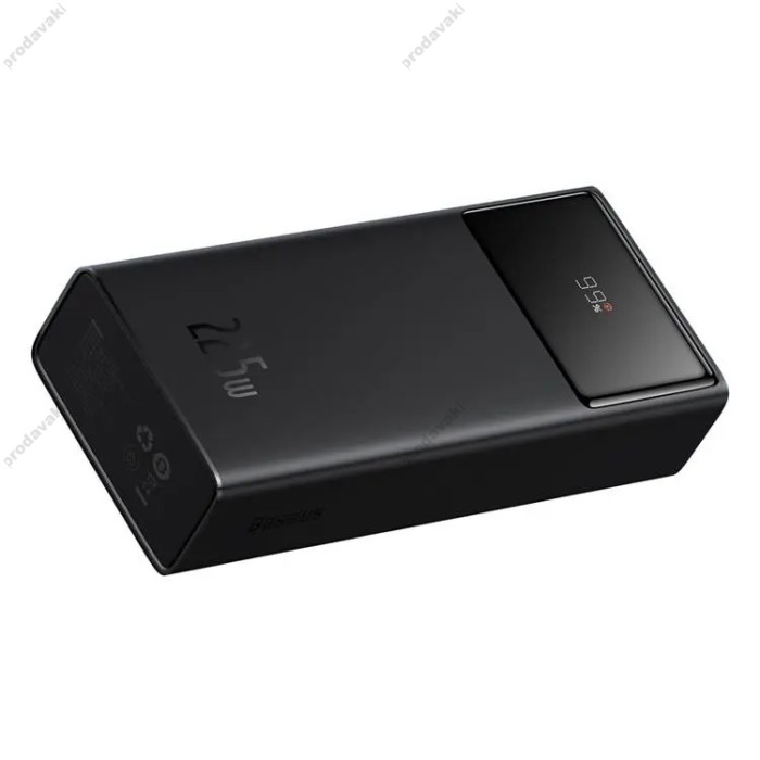Повербанк портативний акумулятор Power bank Baseus Star-Lord Digital Display 22.5W 20000 mAh Black PPXJ080001