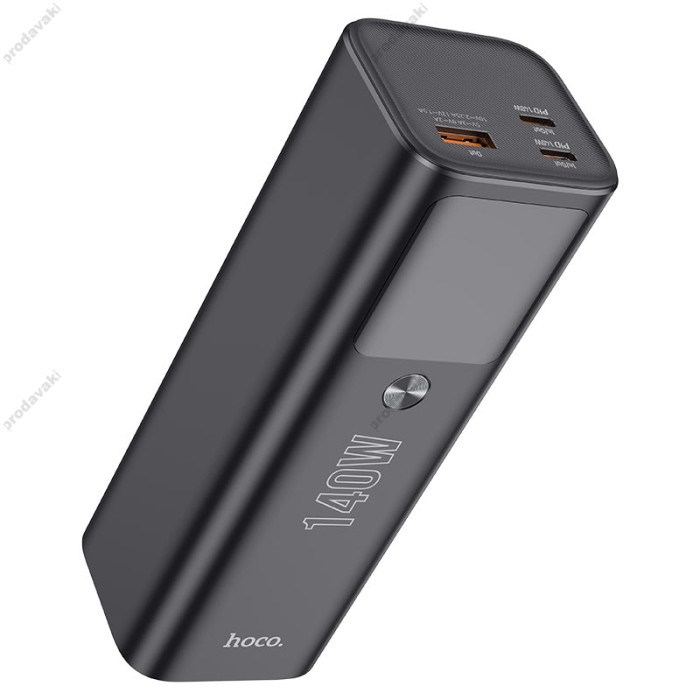 Повербанк портативний акумулятор Power bank Hoco Q17 Electric PD 140W 25000 mAh Black