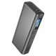 Повербанк портативний акумулятор Power bank Hoco Q17B Electric 130W 20000 mAh Space grey