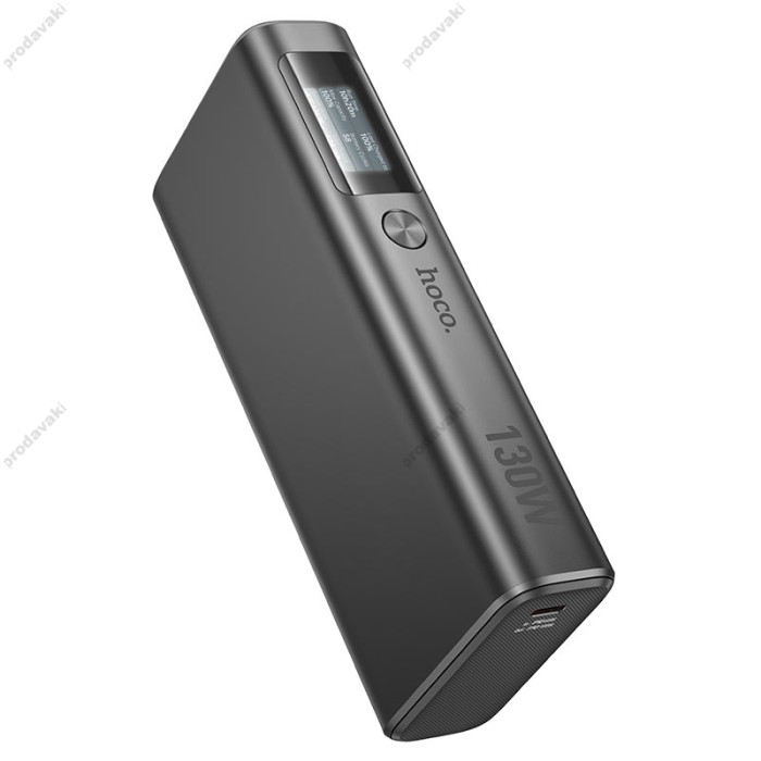 Повербанк портативний акумулятор Power bank Hoco Q17B Electric 130W 20000 mAh Space grey