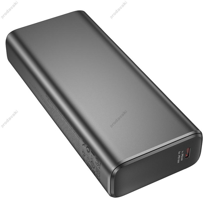 Повербанк портативний акумулятор Power bank Hoco Q17B Electric 130W 20000 mAh Space grey