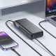 Повербанк портативний акумулятор Power bank Hoco Q17B Electric 130W 20000 mAh Space grey