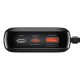Повербанк портативний акумулятор Power bank Baseus Qpow (With Type-C Cable) 20000 mAh Black P10021706111-01