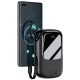 Повербанк портативний акумулятор Power bank Baseus Qpow (With Type-C Cable) 20000 mAh Black P10021706111-01