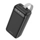 Повербанк портативний акумулятор Power bank BOROFONE BJ14B Freeway 30000 mAh black