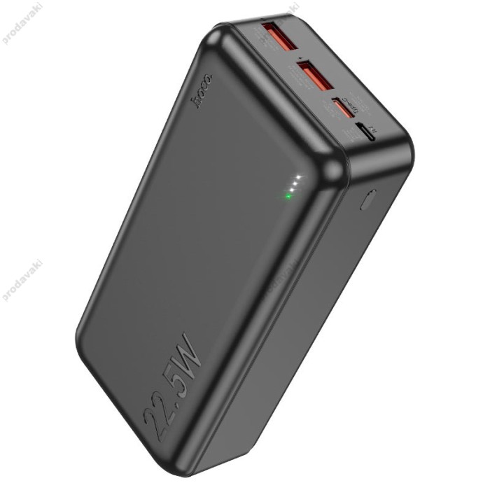 Повербанк портативний акумулятор Power bank Hoco J101B Astute fully compatible 22.5W 30000 mAh Black
