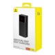 Повербанк портативний акумулятор Power bank Baseus Star-Lord Digital Display 65W 30000 mAh Black P10022908113-00