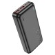 Повербанк портативний акумулятор Power bank Hoco J101A Astute fully compatible power 22.5W 20000 mAh Black