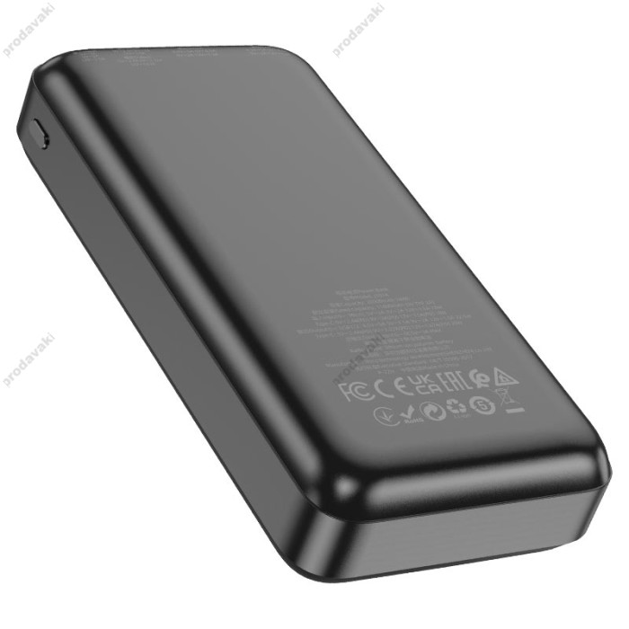 Повербанк портативний акумулятор Power bank Hoco J101A Astute fully compatible power 22.5W 20000 mAh Black