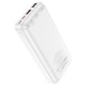 Повербанк портативний акумулятор Power Bank Hoco J101A Astute fully compatible power 22.5W 20000 mAh White