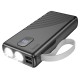 Повербанк портативний акумулятор Power bank Hoco J129A Nature flashlight 20000 mAh Black
