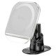 Автомобільний тримач Hoco H43 Crystal ring magnetic car holder center console Grey
