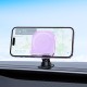 Автомобільний тримач Hoco H43 Crystal ring magnetic car holder center console Purple