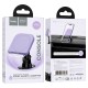 Автомобільний тримач Hoco H43 Crystal ring magnetic car holder center console Purple