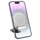 Автомобільний тримач Hoco H43 Crystal ring magnetic car holder center console Grey