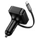 Автомобільний зарядний пристрій Hoco NZ18 Guardian car charger 65W Black