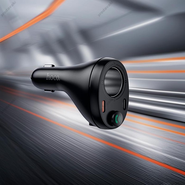 FM - трансмітер Hoco E88 Star cigarette lighter car Black