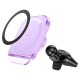 Автомобільний тримач Hoco H42 Crystal ring magnetic car holder air outlet Purple