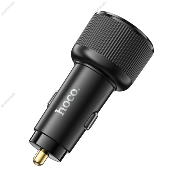 Автомобільний зарядний пристрій Hoco NZ17 Avant-garde Car charger 3A 75W Black