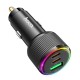 Автомобільний зарядний пристрій Hoco NZ17 Avant-garde Car charger 3A 75W Black