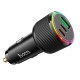 Автомобільний зарядний пристрій Hoco NZ17 Avant-garde Car charger 3A 75W Black