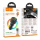 Автомобільний зарядний пристрій HOCO NZ17 Avant-garde Car charger Type-C set 3A 75W Black
