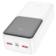 Повербанк портативний акумулятор Power bank Hoco J119B Sharp charger 22.5W 30000 mAh White