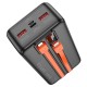 Повербанк портативний акумулятор Power bank Hoco J119B Sharp charger 22.5W 30000 mAh Black