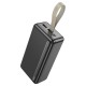Повербанк портативний акумулятор Power bank Hoco J91B 30000 mAh Black