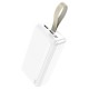 Повербанк портативний акумулятор Power Bank Hoco J91B 30000 mAh White