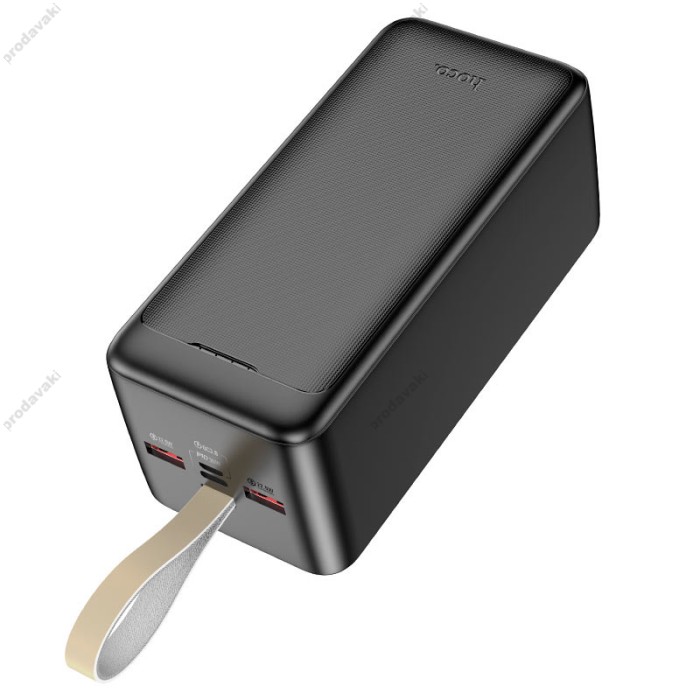Повербанк портативний акумулятор Power bank Hoco J111D Smart charge PD30W 50000 mAh Black