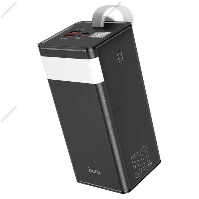 Повербанк портативний акумулятор Power bank Hoco J86A Powermaster 22.5W 50000 mAh Black
