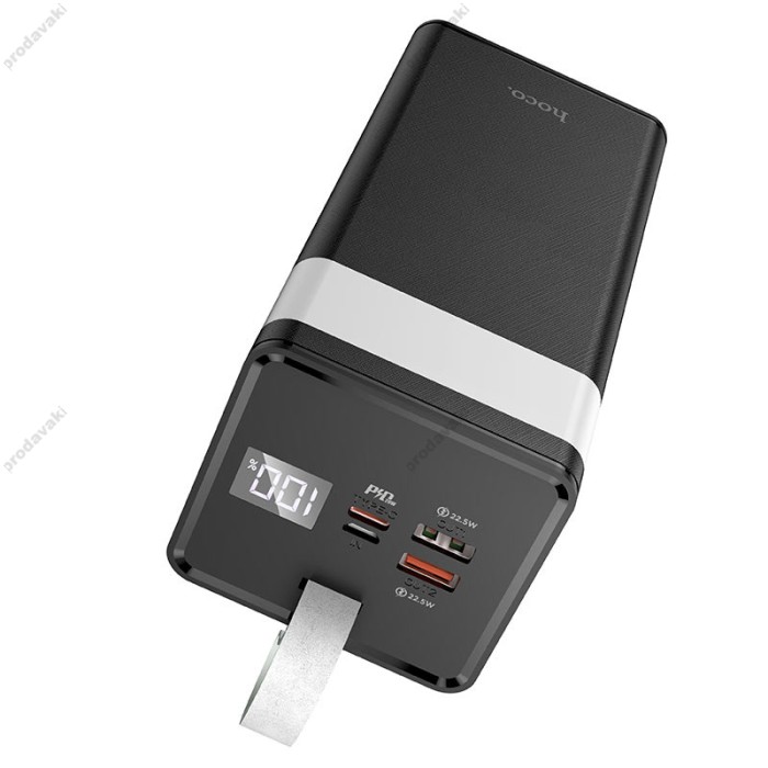 Повербанк портативний акумулятор Power bank Hoco J86A Powermaster 22.5W 50000 mAh Black