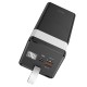 Повербанк портативний акумулятор Power bank Hoco J86A Powermaster 22.5W 50000 mAh Black