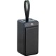 Повербанк портативний акумулятор Power bank XO PR158 fast-charging 22.5W 50000 mAh Black