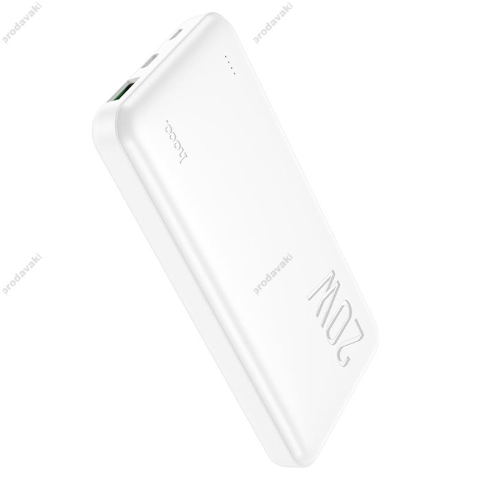 Повербанк портативний акумулятор Power bank Hoco J87 Tacker PD 20W 10000 mAh White