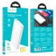 Повербанк портативний акумулятор Power bank Hoco J87 Tacker PD 20W 10000 mAh White