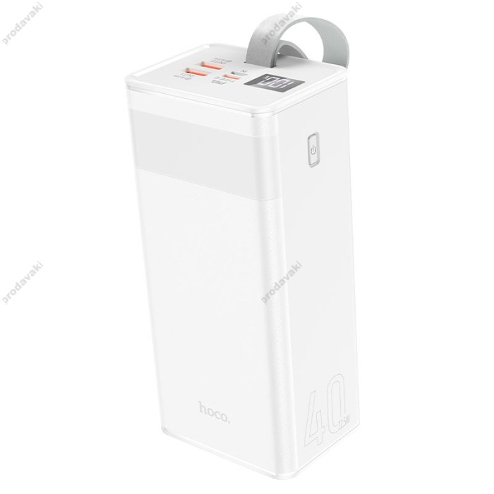 Повербанк портативний акумулятор Power Bank Hoco J86 Powermaster 22.5W 40000 mAh White