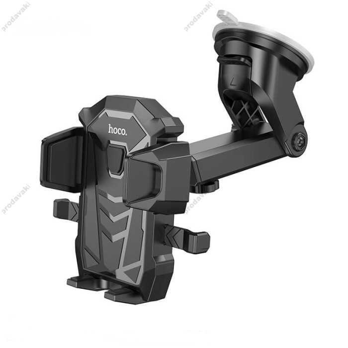 Автомобільний тримач Hoco DCA17 Armor suction cup car holder Black